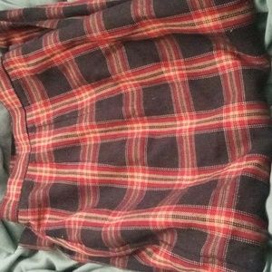 Vintage Plaid Pencil WiggleSkirt
